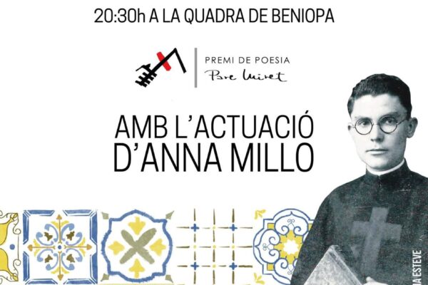 Beniopa entrega este sábado su VIII Premio de Poesía “Francesc Miret”