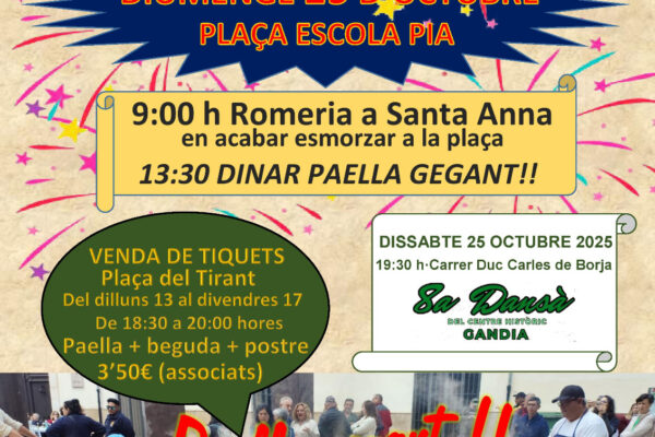 El Centro Histórico de Gandia celebra sus fiestas este fin de semana
