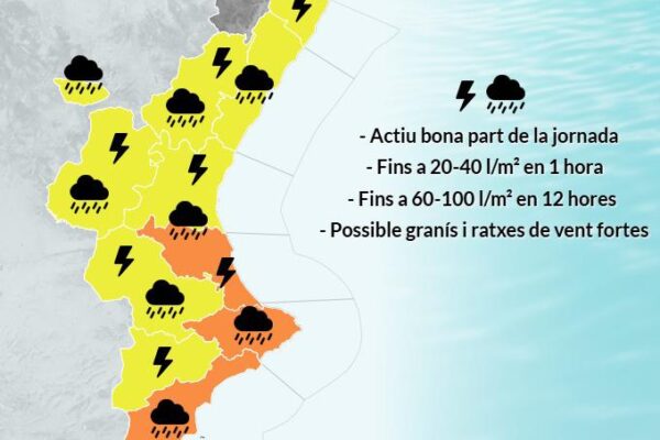 Gandia modifica el acto de celebración del 9 de Octubre ante la previsión meteorológica